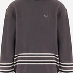 MAGLIONE IN LANA VERGINE CON CAPPUCCIO EM006285 AF18099M8052 EMPORIO ARMANI 
