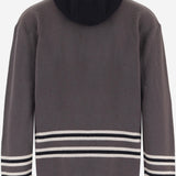 MAGLIONE IN LANA VERGINE CON CAPPUCCIO EM006285 AF18099M8052 EMPORIO ARMANI 