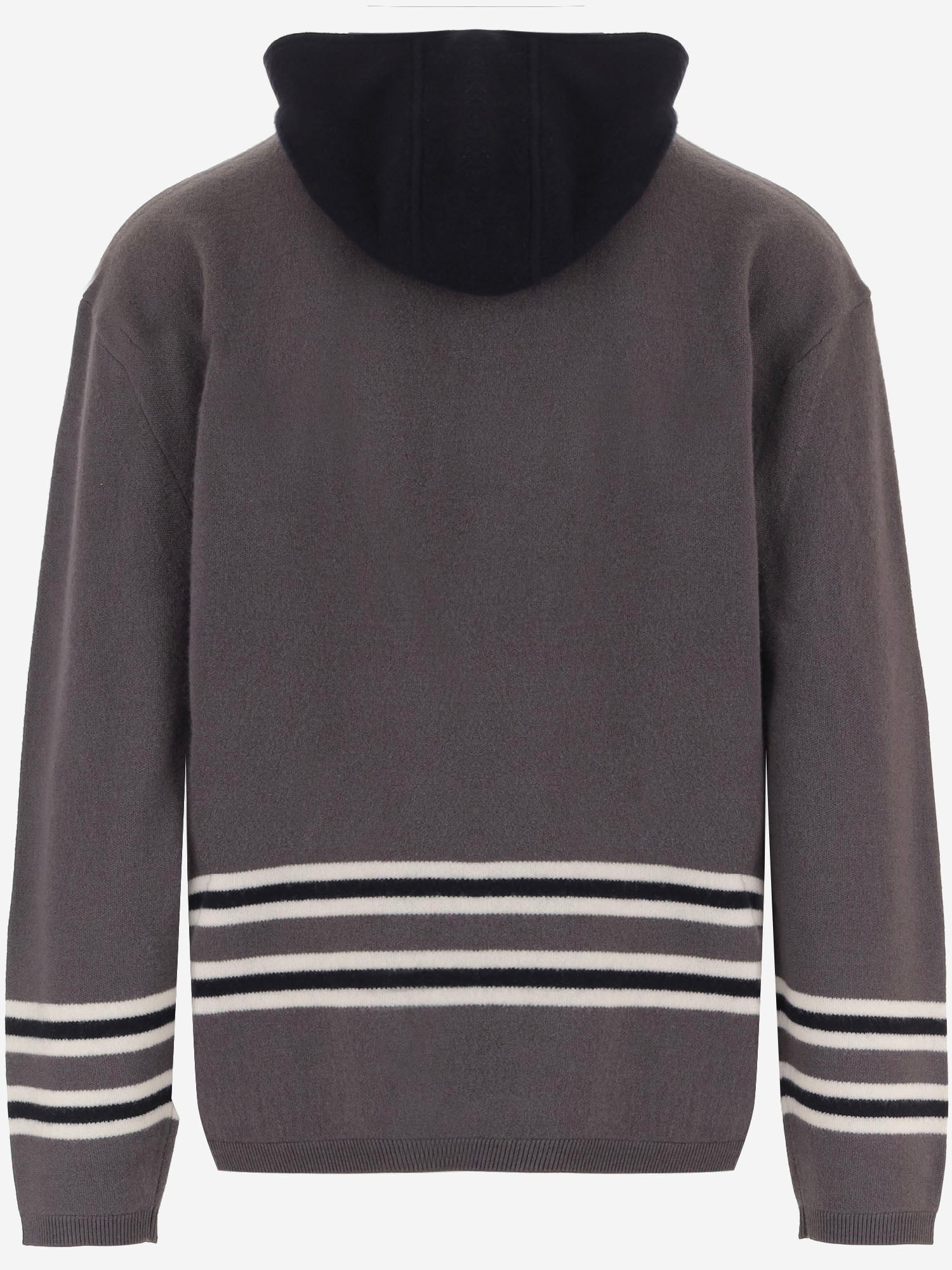 MAGLIONE IN LANA VERGINE CON CAPPUCCIO EM006285 AF18099M8052 EMPORIO ARMANI 