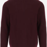 MAGLIONE HALF-ZIP IN LANA E COTONE EM006294 AF27933UA297 EMPORIO ARMANI 