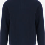 MAGLIONE HALF-ZIP IN LANA E COTONE EM006294 AF27933UB109 EMPORIO ARMANI 