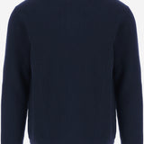 MAGLIONE HALF-ZIP IN LANA E COTONE EM006294 AF27933UB109 EMPORIO ARMANI 