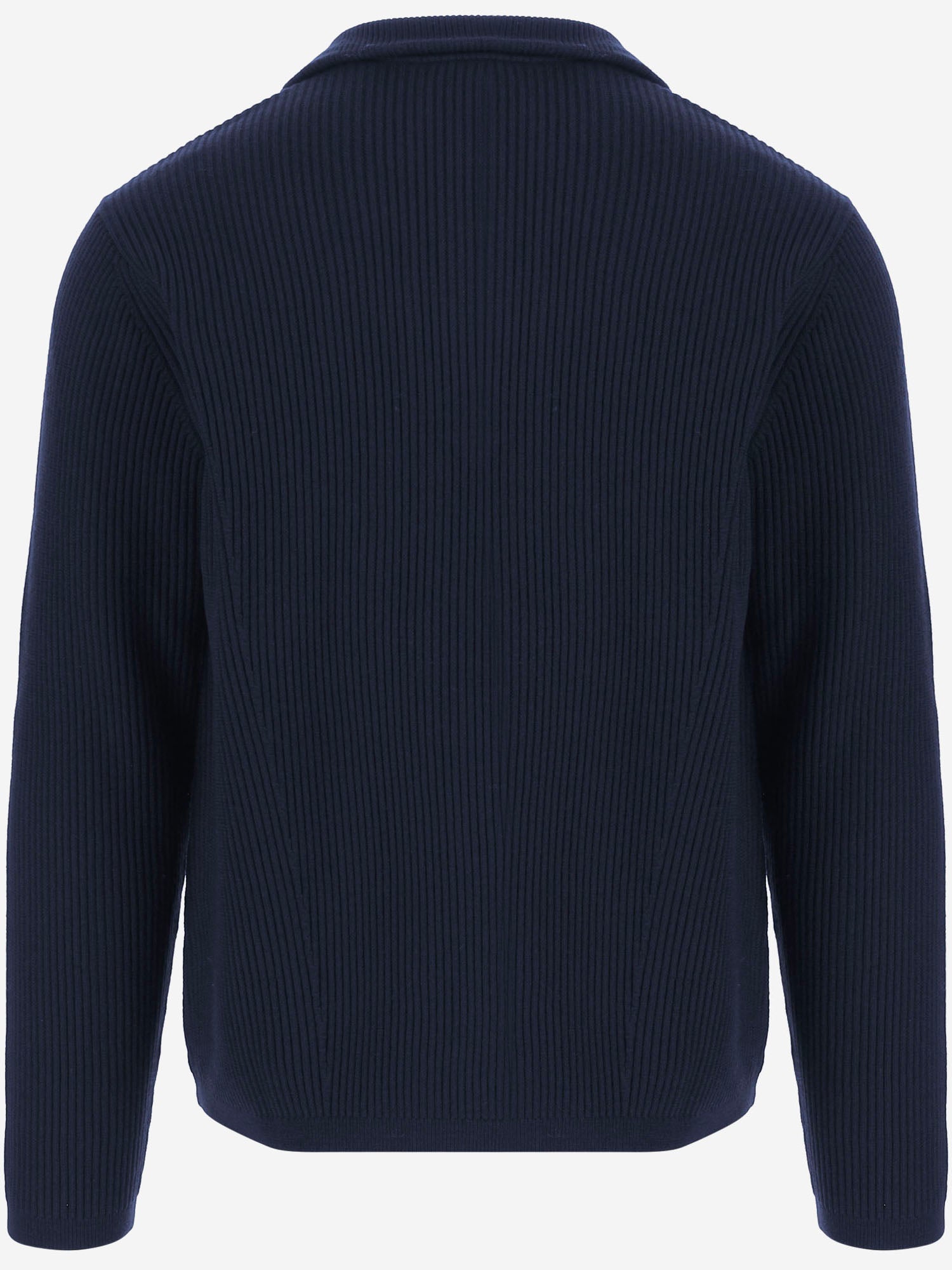 MAGLIONE HALF-ZIP IN LANA E COTONE EM006294 AF27933UB109 EMPORIO ARMANI 