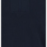 MAGLIONE HALF-ZIP IN LANA E COTONE EM006294 AF27933UB109 EMPORIO ARMANI 