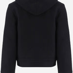 GIACCA IN LANA E COTONE CON CAPPUCCIO E ZIP EM006436 AF29844UC001 EMPORIO ARMANI 