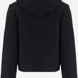 GIACCA IN LANA E COTONE CON CAPPUCCIO E ZIP EM006436 AF29844UC001 EMPORIO ARMANI 