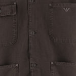 GIUBBOTTO IN COTONE CON TASCHE APPLICATE EM006501 AF27763U6030 EMPORIO ARMANI 