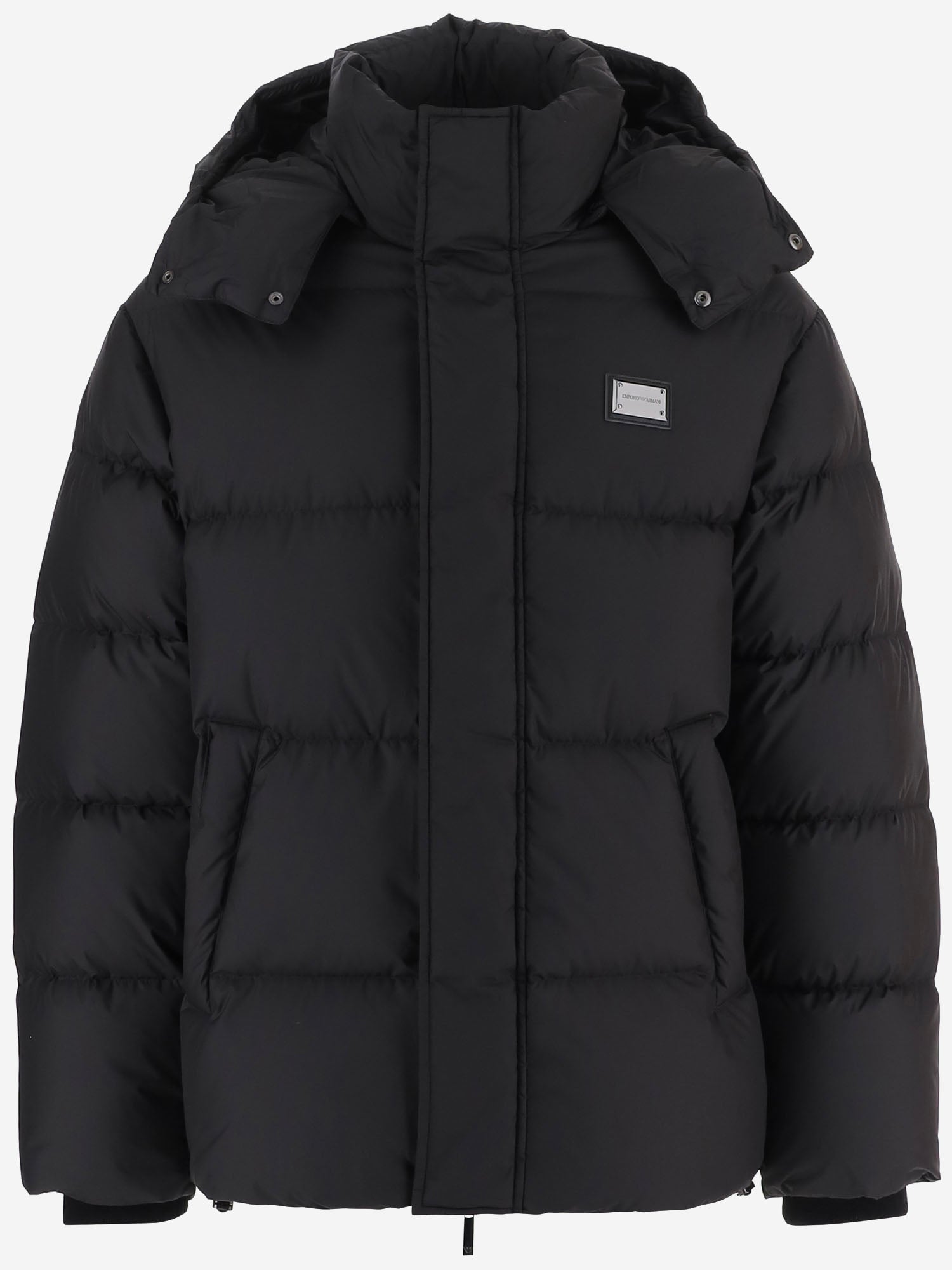 PIUMINO TRAPUNTATO CON CAPPUCCIO EM006745 AF18231UC001 EMPORIO ARMANI 