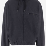 FELPA IN COTONE CON CAPPUCCIO EM006817 AF13713UA083 EMPORIO ARMANI 