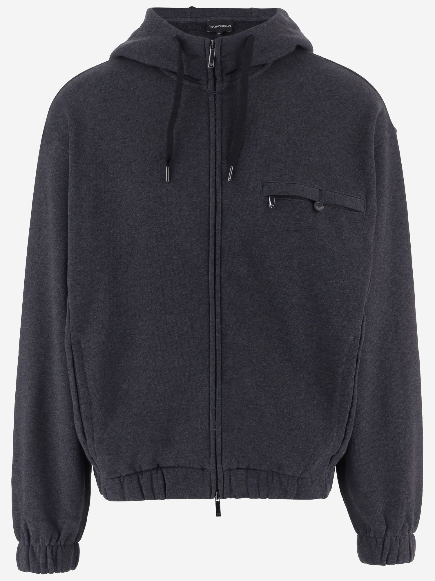 FELPA IN COTONE CON CAPPUCCIO EM006817 AF13713UA083 EMPORIO ARMANI 