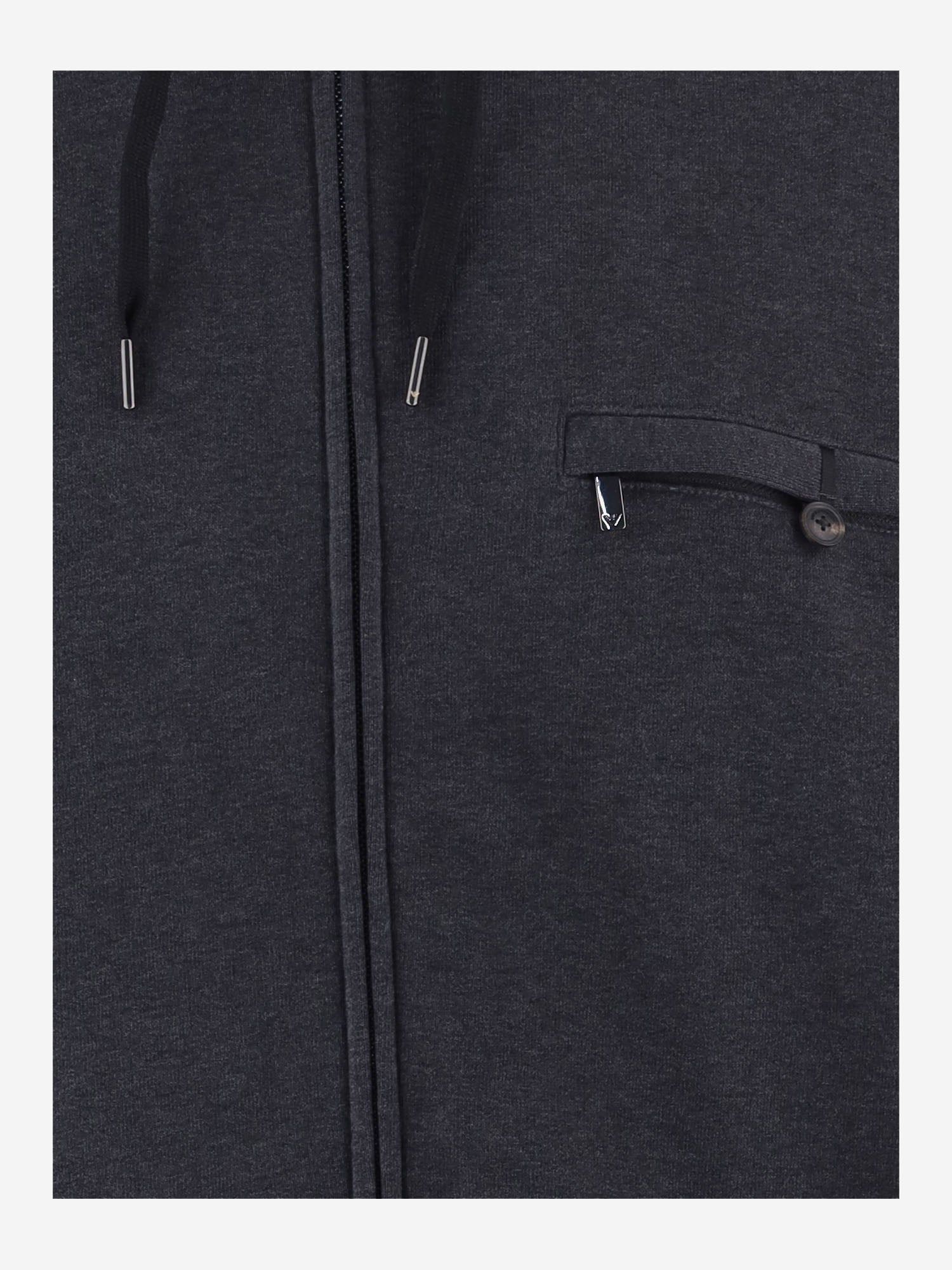 FELPA IN COTONE CON CAPPUCCIO EM006817 AF13713UA083 EMPORIO ARMANI 