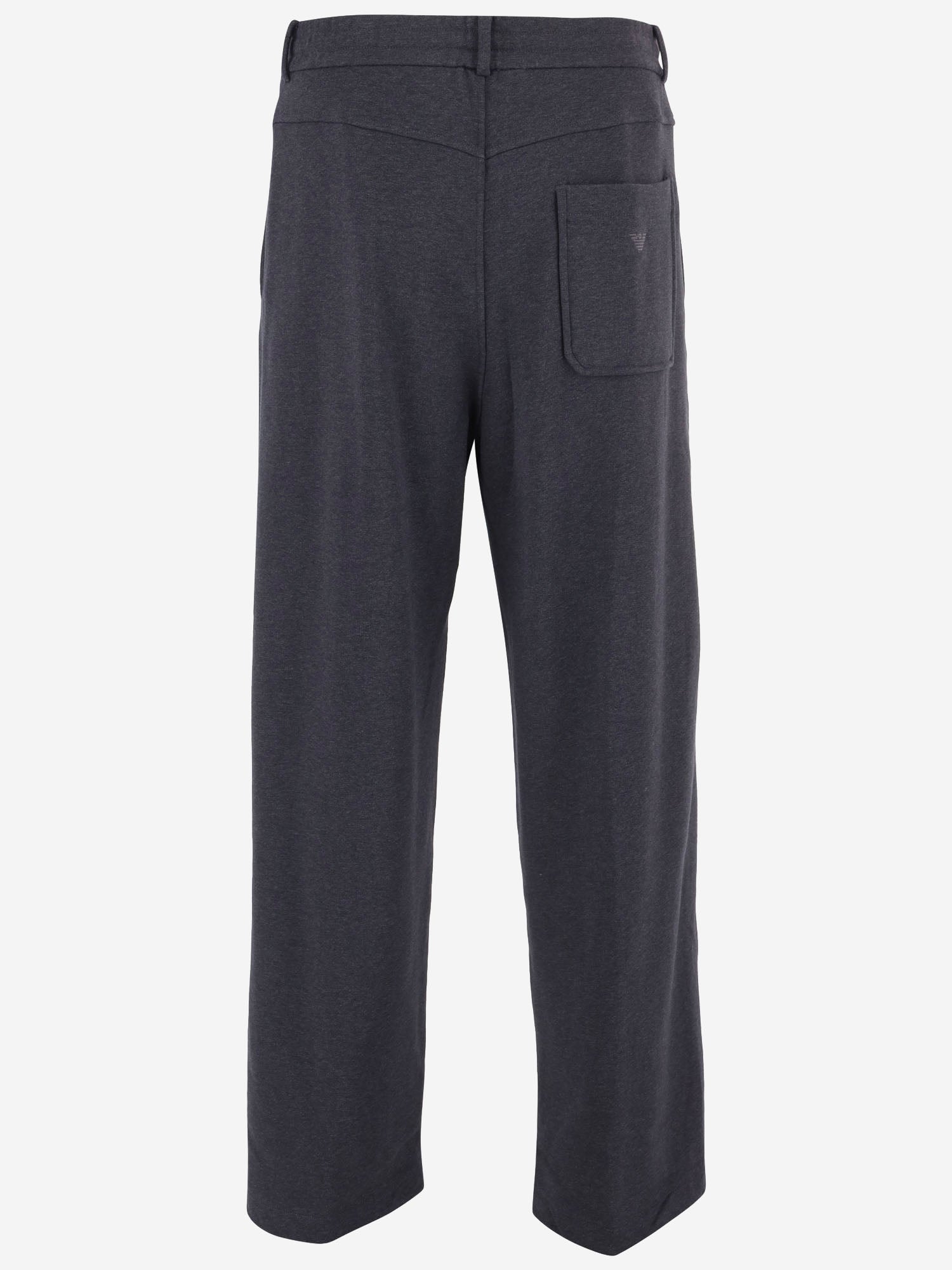 PANTALONI IN COTONE CON PINCES E GAMBA DRITTA EM006837 AF13713UA083 EMPORIO ARMANI 