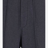 PANTALONI IN COTONE CON PINCES E GAMBA DRITTA EM006837 AF13713UA083 EMPORIO ARMANI 