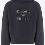 FELPA IN COTONE CON LOGO EM006840 AF13713UA083 EMPORIO ARMANI 