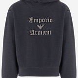 FELPA IN COTONE CON LOGO EM006840 AF13713UA083 EMPORIO ARMANI 