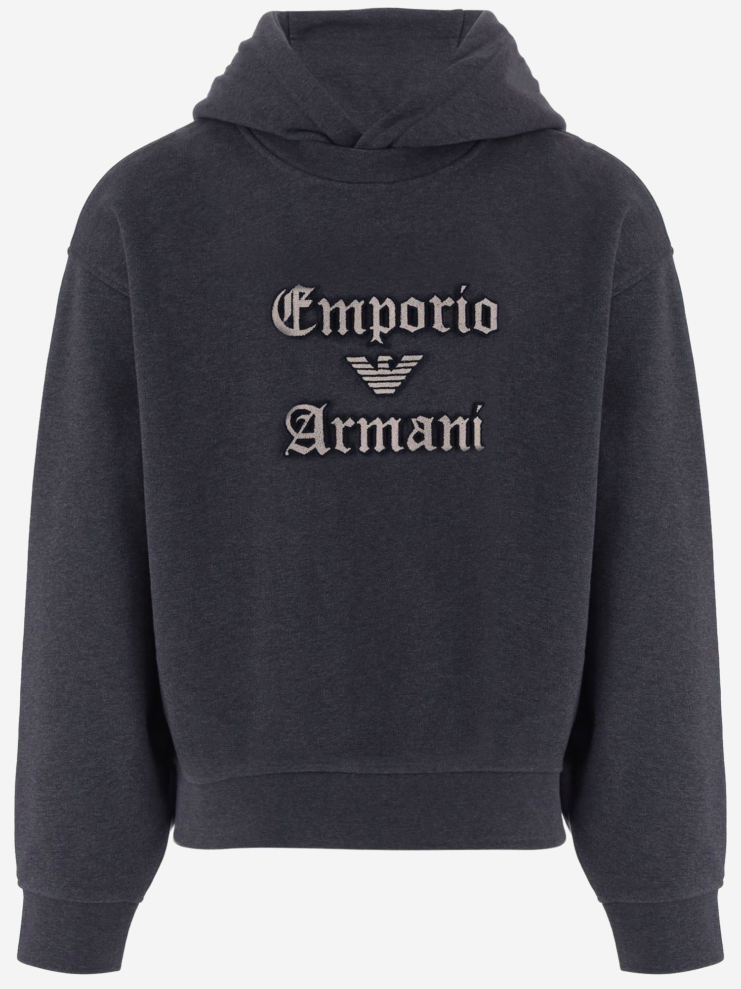 FELPA IN COTONE CON LOGO EM006840 AF13713UA083 EMPORIO ARMANI 