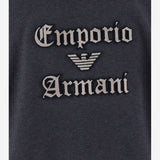 FELPA IN COTONE CON LOGO EM006840 AF13713UA083 EMPORIO ARMANI 