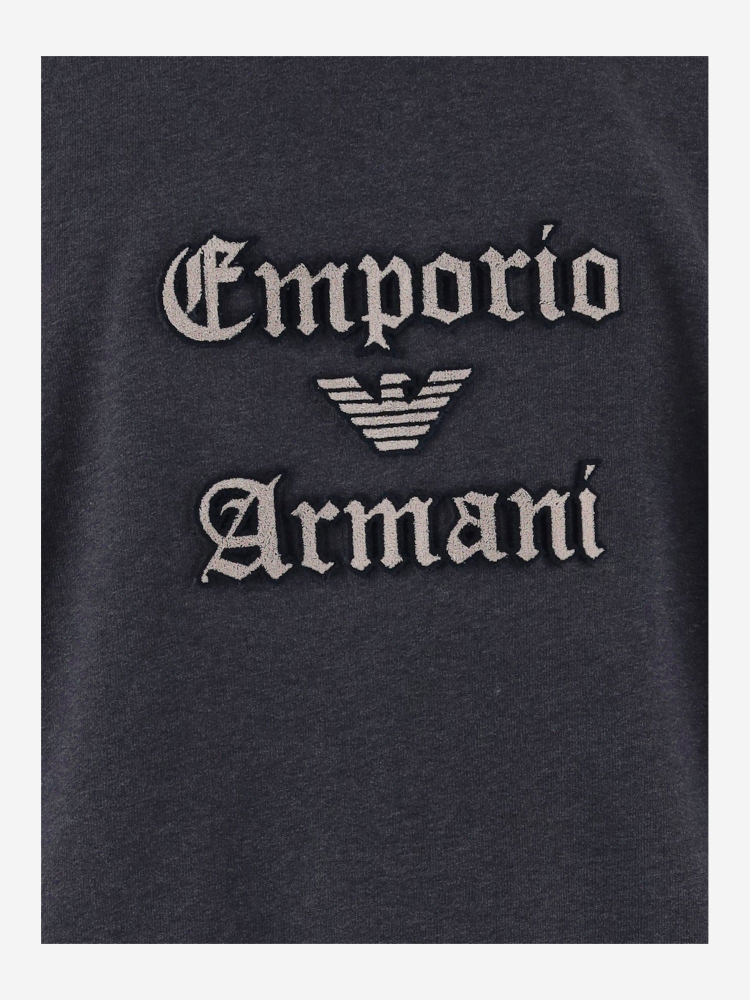 FELPA IN COTONE CON LOGO EM006840 AF13713UA083 EMPORIO ARMANI 