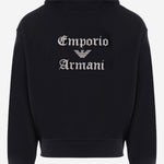 FELPA IN COTONE CON LOGO EM006840 AF13713UC001 EMPORIO ARMANI 
