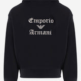 FELPA IN COTONE CON LOGO EM006840 AF13713UC001 EMPORIO ARMANI 