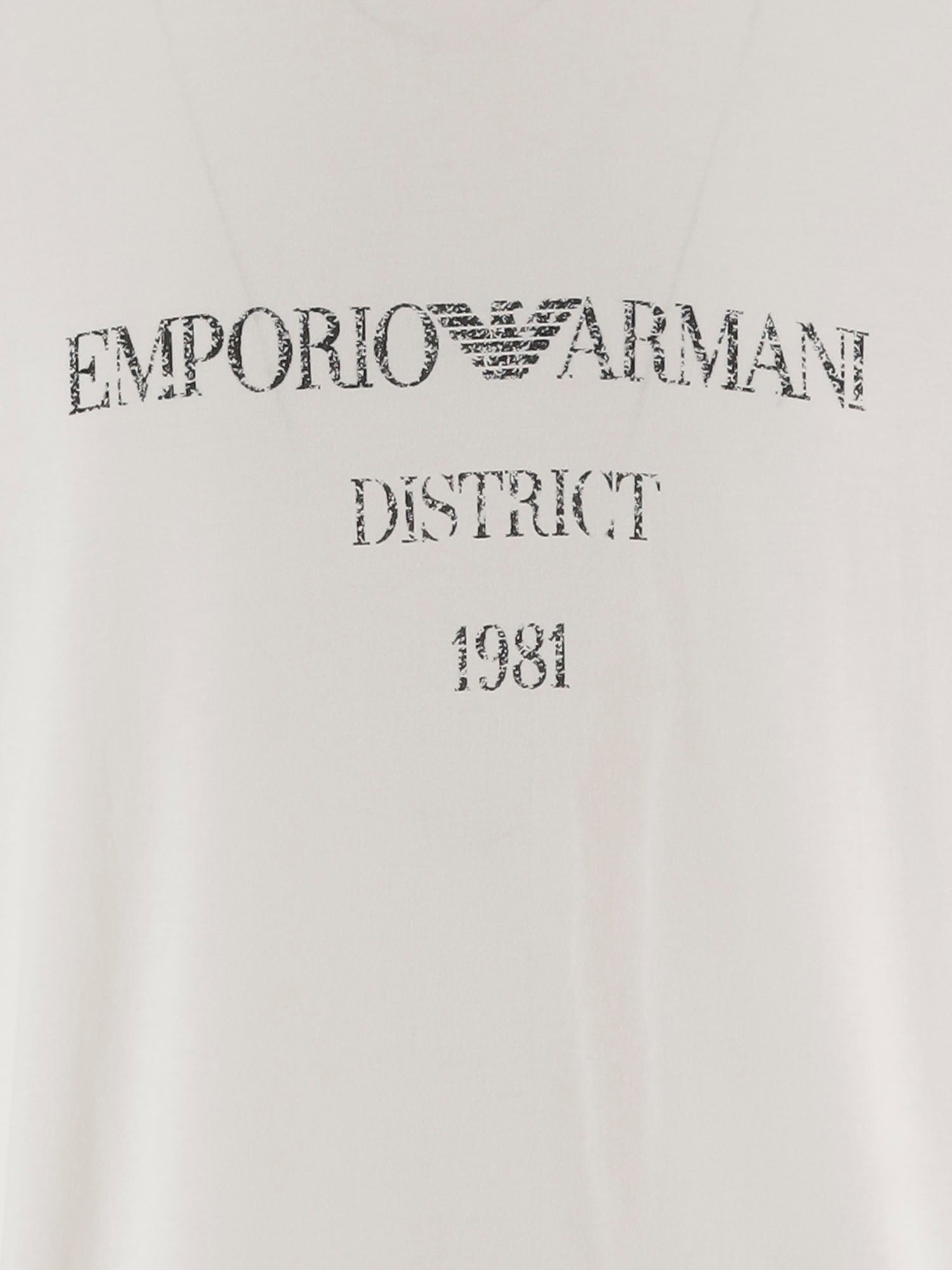 T-SHIRT IN COTONE CON LOGO EM007283 AF29523U0003 EMPORIO ARMANI 