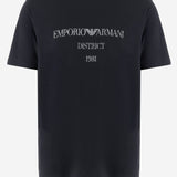 T-SHIRT IN COTONE CON LOGO EM007283 AF29523UB109 EMPORIO ARMANI 