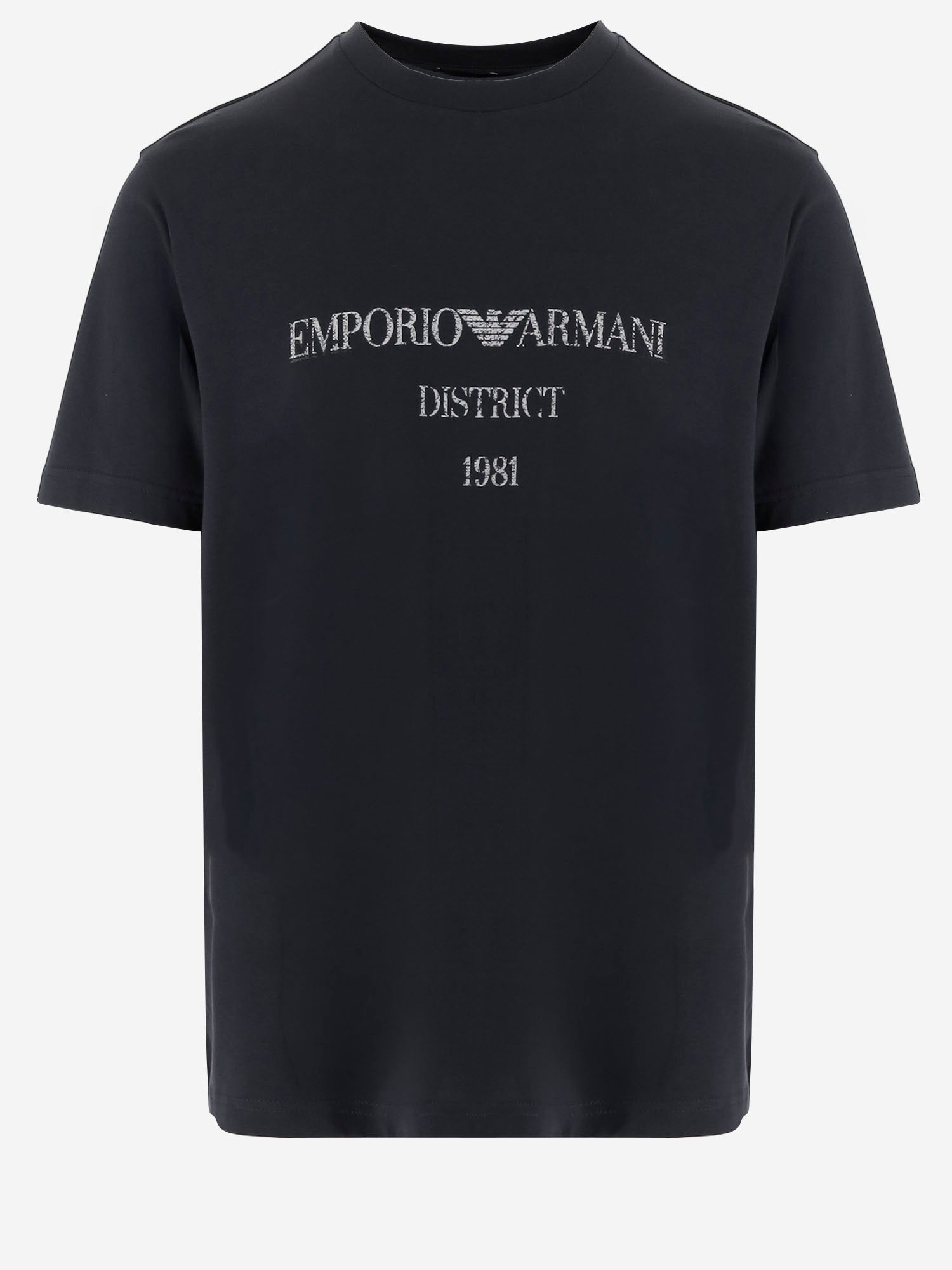 T-SHIRT IN COTONE CON LOGO EM007283 AF29523UB109 EMPORIO ARMANI 