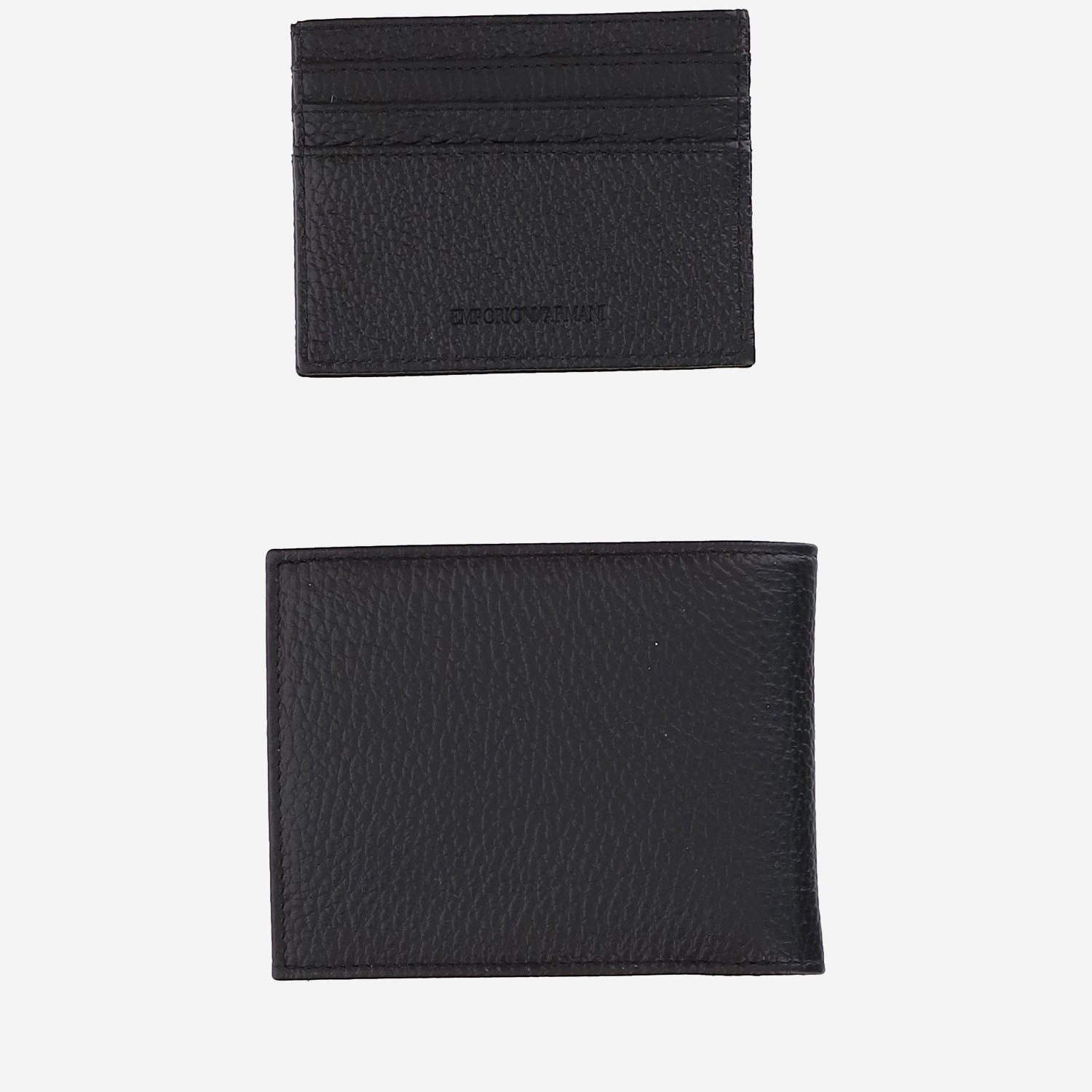 KIT PORTAFOGLI E PORTACARTE Y4R378 Y068E80001 EMPORIO ARMANI 