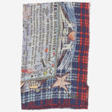 SCIARPA CARTA CELESTE IN MODAL E CASHMERE 2051 2840 FALIERO SARTI 