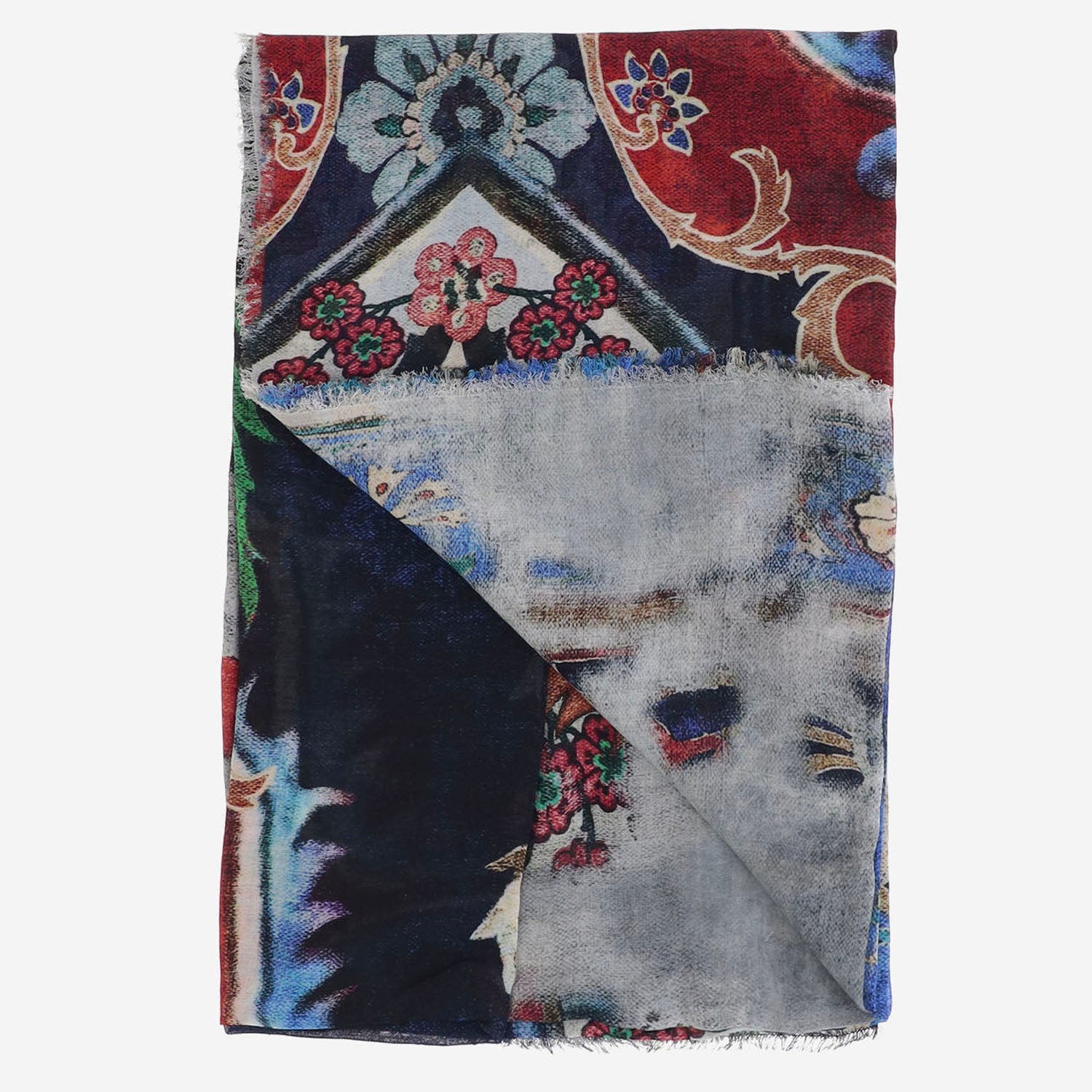 SCIARPA BLUETTE CARPET IN MODAL E CASHMERE 2204 4350 FALIERO SARTI 