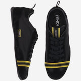SNEAKERS IN SUEDE E TESSUTO CON LOGO 7E1968 AY0TF08M4 FENDI 