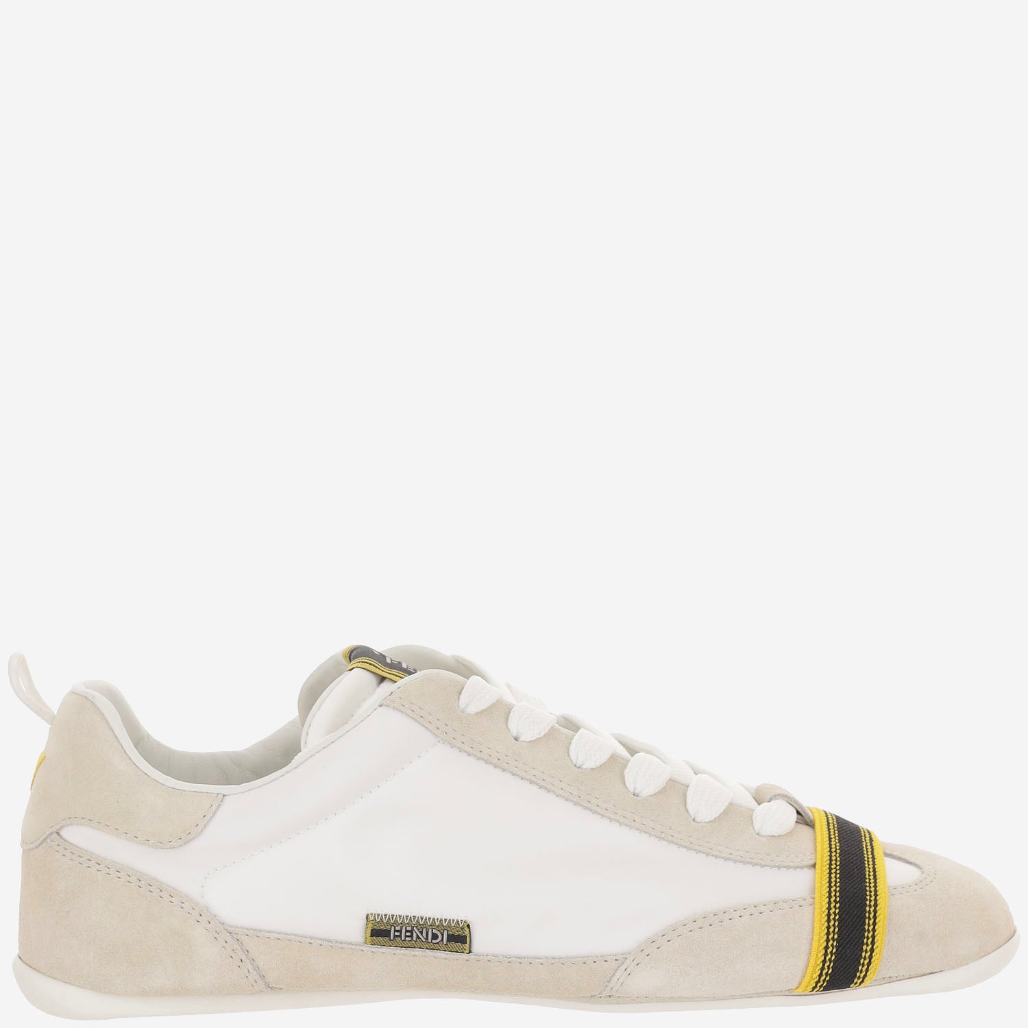 SNEAKERS IN SUEDE E TESSUTO CON LOGO 7E1968 AY0TF1XIS FENDI 