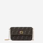 Portafoglio compatto in jacquard FF 8M0600 B1JYF0VAT FENDI 