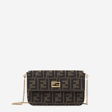 Portafoglio compatto in jacquard FF 8M0600 B1JYF0VAT FENDI 