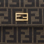 Portafoglio compatto in jacquard FF 8M0600 B1JYF0VAT FENDI 