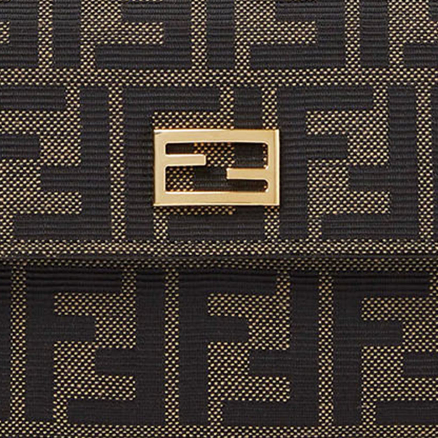 Portafoglio compatto in jacquard FF 8M0600 B1JYF0VAT FENDI 