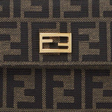 Portafoglio compatto in jacquard FF 8M0600 B1JYF0VAT FENDI 