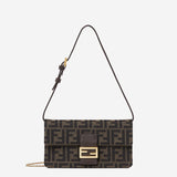 BORSA FF IN TESSUTO E PELLE 8M0602 B17AF14YN FENDI 