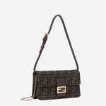 BORSA FF IN TESSUTO E PELLE 8M0602 B17AF14YN FENDI 