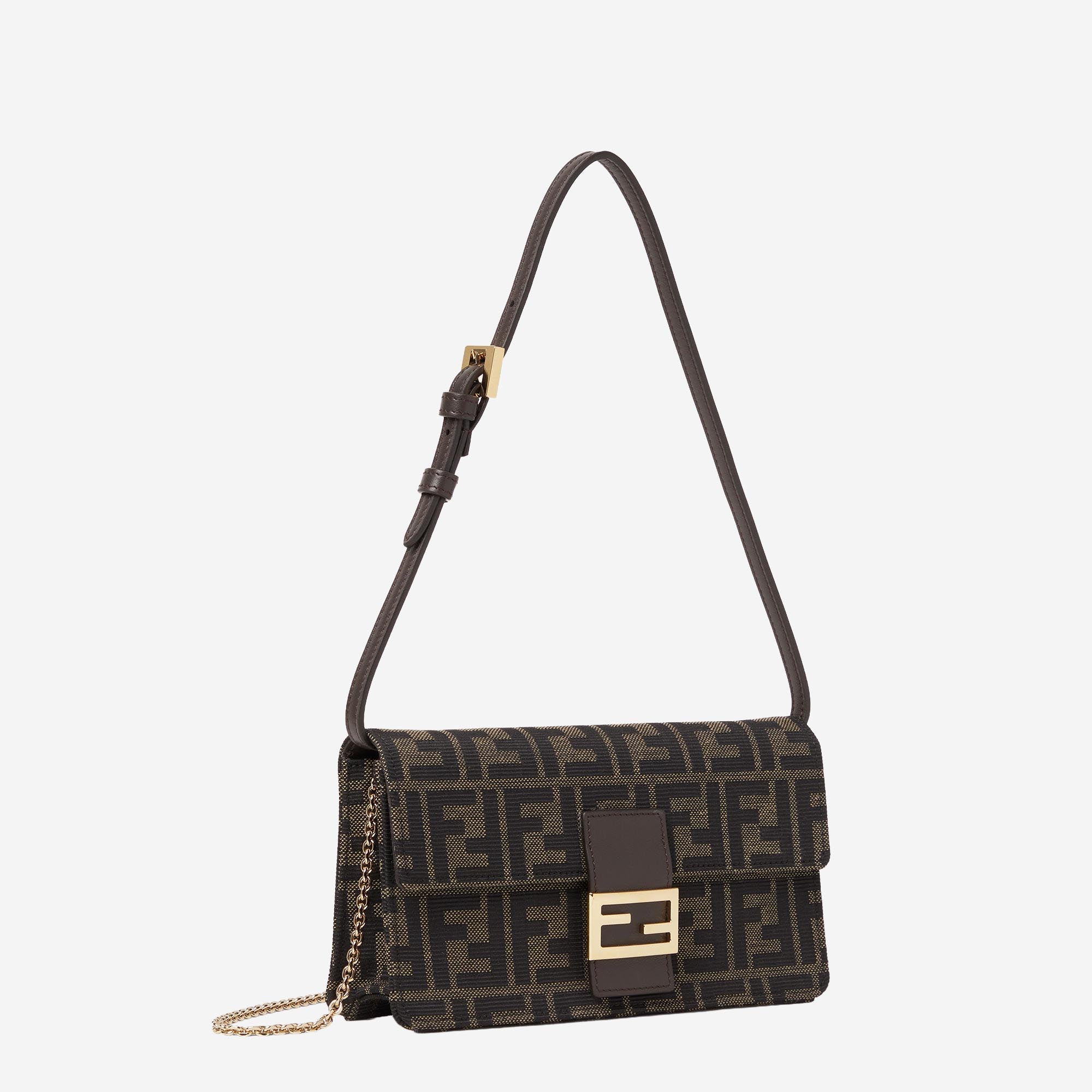 BORSA FF IN TESSUTO E PELLE 8M0602 B17AF14YN FENDI 