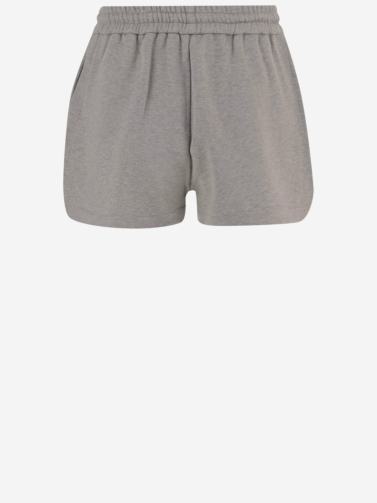 PANTALONI CORTI IN COTONE CON LOGO FR6749 AW8BF0TAZ FENDI 