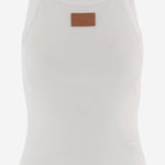 CANOTTA IN COTONE CON LOGO FS7966 AW87F0ZNM FENDI 