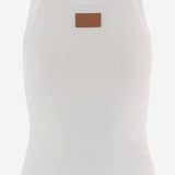 CANOTTA IN COTONE CON LOGO FS7966 AW87F0ZNM FENDI 