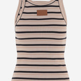 CANOTTA IN COTONE STRETCH A RIGHE FS7966 AW88F1X32 FENDI 