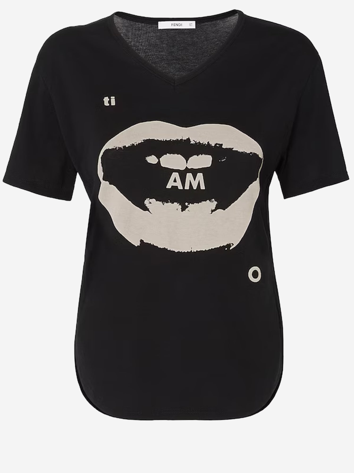 T-SHIRT IN COTONE CON STAMPA FS9805 AV06F0QA1 FENDI 