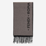 SCIARPA IN LANA E CASHMERE CON LOGO FXS412 B1VJF1Y7Q FENDI 