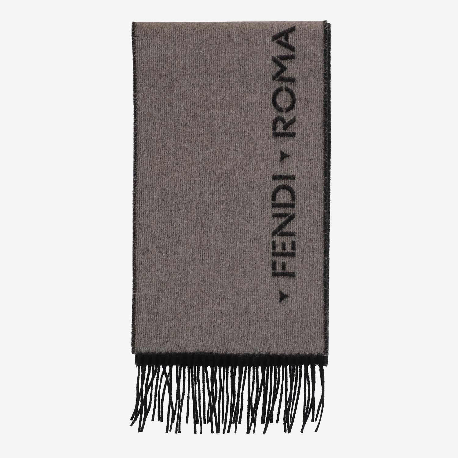SCIARPA IN LANA E CASHMERE CON LOGO FXS412 B1VJF1Y7Q FENDI 