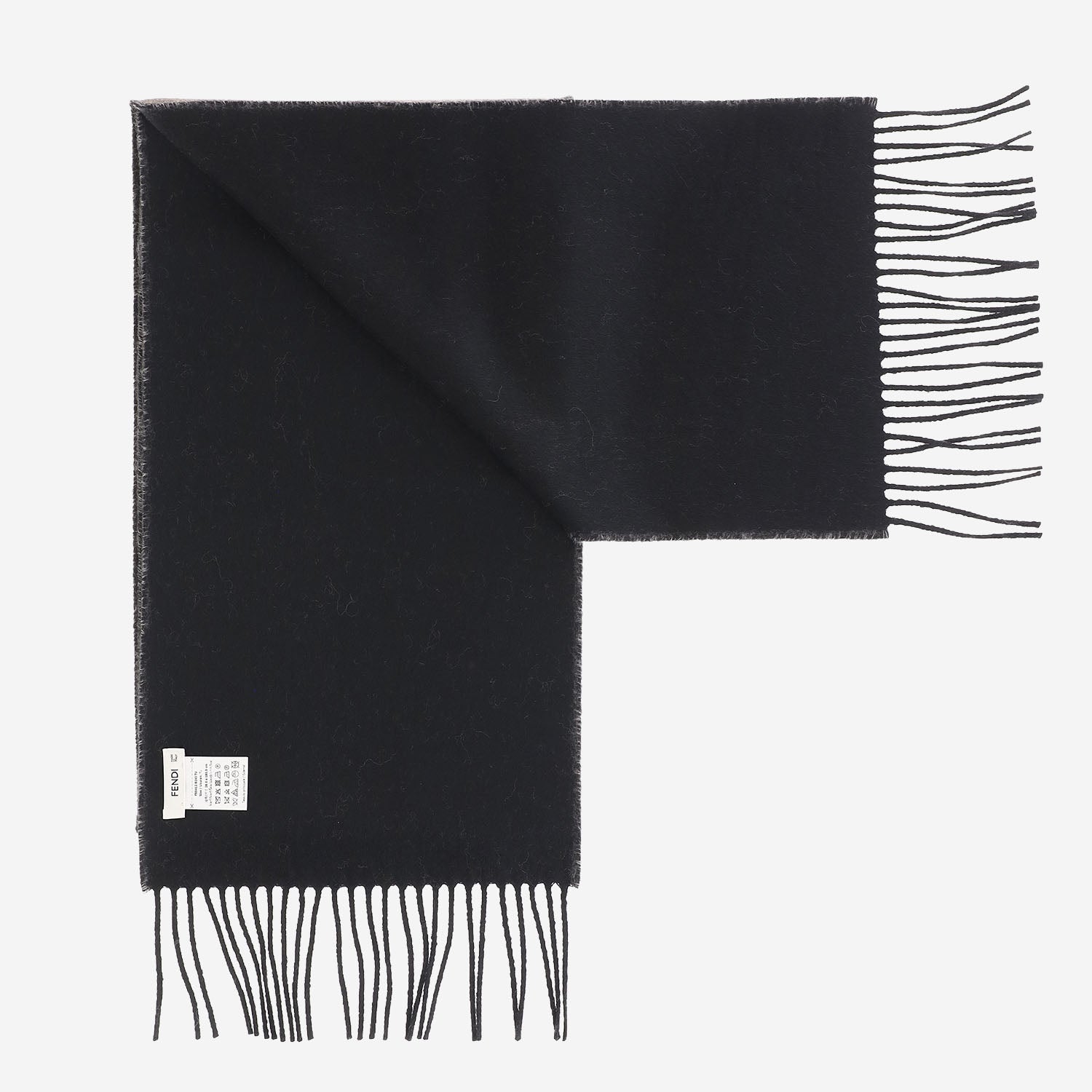 SCIARPA IN LANA E CASHMERE CON LOGO FXS412 B1VJF1Y7Q FENDI 