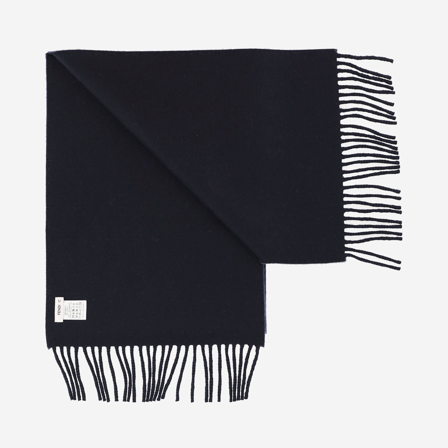 SCIARPA IN LANA E CASHMERE CON MOTIVO FF FXS417 B1VZF1Y81 FENDI 
