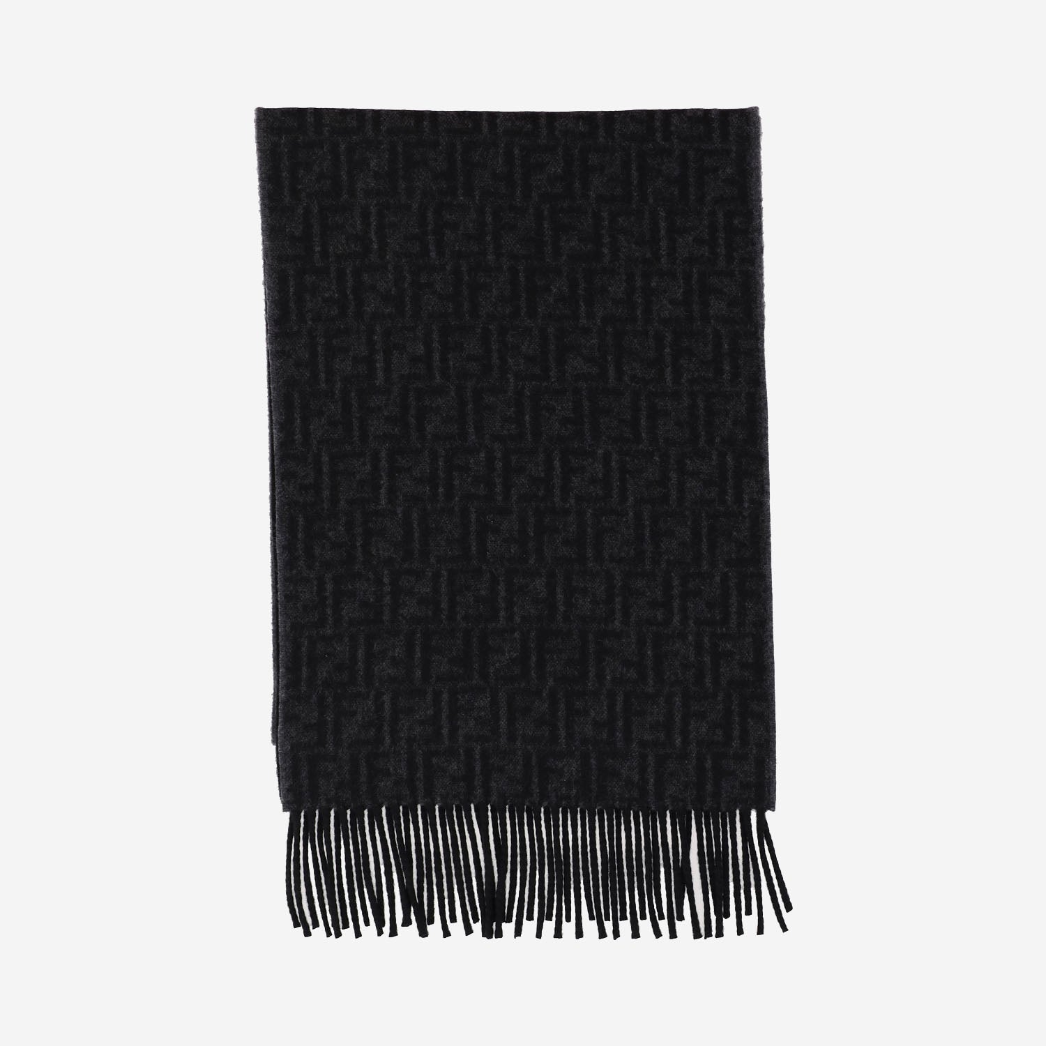 SCIARPA IN LANA E CASHMERE CON MOTIVO FF FXS417 B1VZF1Y8E FENDI 
